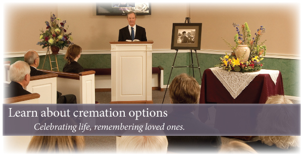 Cremation options when choosing cremation services.