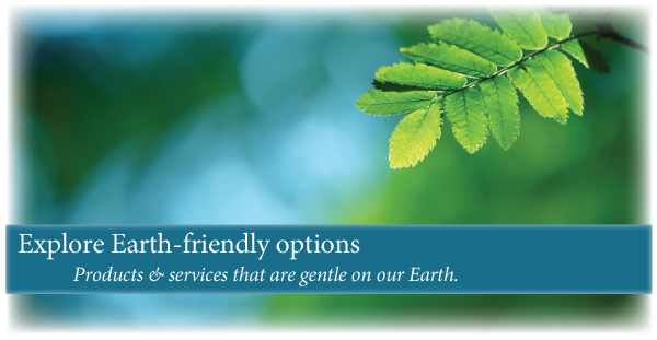 We offer earth friendly green options for funeral and burial services